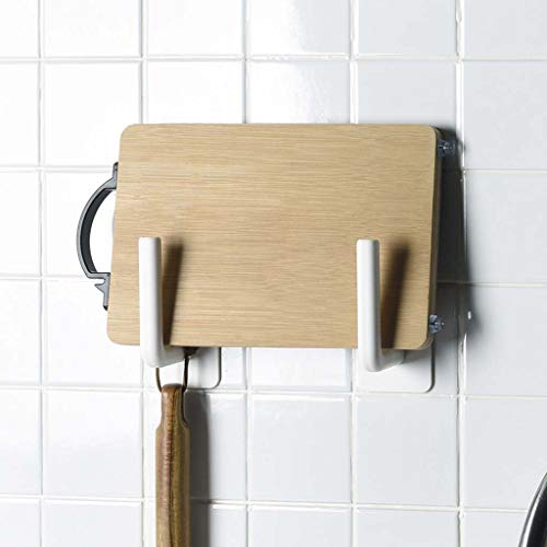 S-TROUBLE 2 uds, Soporte de Tapa de Gancho para Tabla de Cortar para Picar montado en la Pared, Soportes para Rollo de Papel de Cocina