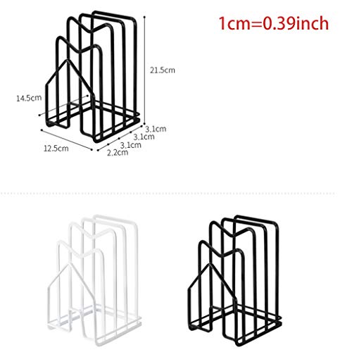 S-TROUBLE Soporte de Tabla de Cortar para Picar de múltiples Capas, Organizador de Tapa de Olla, Estante, Soporte, Soporte de Almacenamiento de Cocina, Ahorro de Espacio