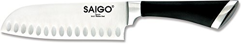 Saigo Combo SC-003B - Cuchillo de cocina SANTOKU 18cm