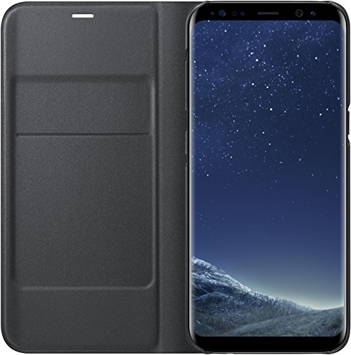 Samsung Dream Led View Cover, Funda para smartphone Samsung Galaxy S8, Negro