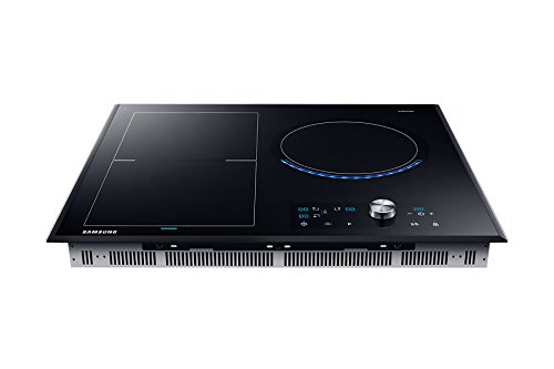 Samsung NZ63J9770EK/EF Integrado Con - Placa (Integrado, Con placa de inducción, Vidrio y cerámica, Negro, 2200 W, 22 cm)