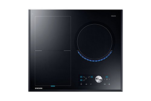 Samsung NZ63J9770EK/EF Integrado Con - Placa (Integrado, Con placa de inducción, Vidrio y cerámica, Negro, 2200 W, 22 cm)