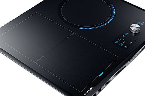 Samsung NZ63J9770EK/EF Integrado Con - Placa (Integrado, Con placa de inducción, Vidrio y cerámica, Negro, 2200 W, 22 cm)