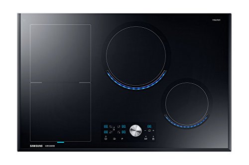 Samsung NZ84J9770EK hobs - Placa (Integrado, Inducción, Vidrio y cerámica, Negro, Giratorio, Tocar, Parte superior delantera)