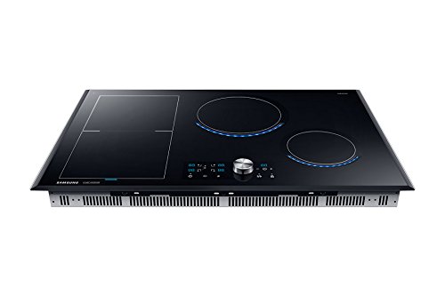 Samsung NZ84J9770EK hobs - Placa (Integrado, Inducción, Vidrio y cerámica, Negro, Giratorio, Tocar, Parte superior delantera)