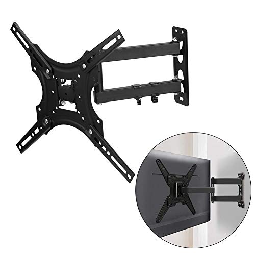 SANON Soporte para Tv Soporte de Montaje en Pared de 32-55 Pulgadas Movimiento Completo con Brazo Articulado Soporte Telescópico Universal para Uso Doméstico