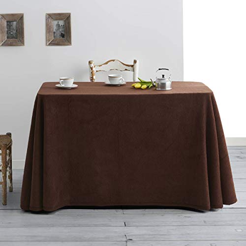 Sanz Marti - Falda Mesa Camilla Invierno Rectangular 80x130 - Marron