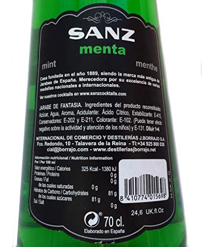 Sanz Sirope Menta 70cl