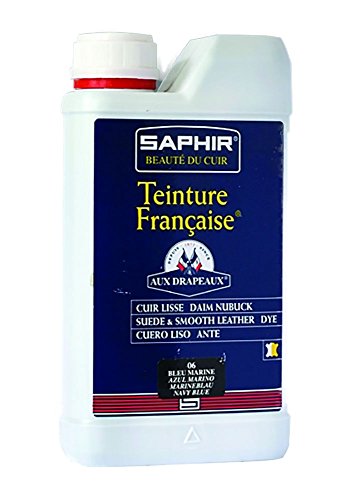 Saphir - Tinte francés para piel líquida (500 ml), color marrón oscuro