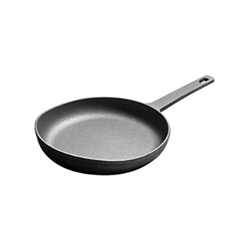 Sartenes de 23 cm moldeada hogar Iron bistec sartén aceitosa sin humo antiadherente filete tortilla Pan cocina de inducción