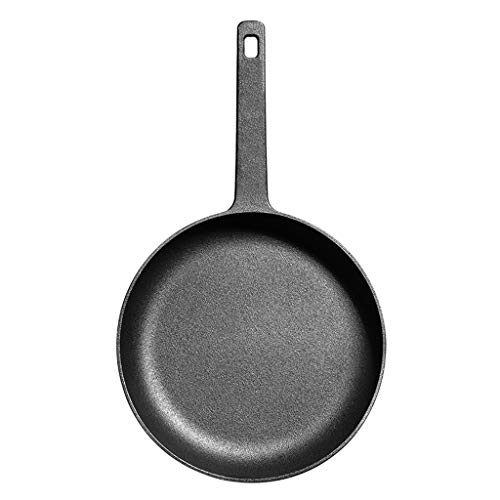 Sartenes de 23 cm moldeada hogar Iron bistec sartén aceitosa sin humo antiadherente filete tortilla Pan cocina de inducción