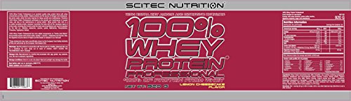 Scitec Nutrition 100% Whey Protein Professional Proteína Limón, Tarta de Queso - 920 g