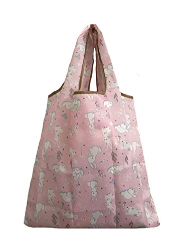 SDCVRE Bolsa de la Compra,Bolso de Mano de la Bolsa de Hombro del Bolso de la Bolsa de Hombro del Viaje de Eco Eco Reutilizable Plegable, G, L