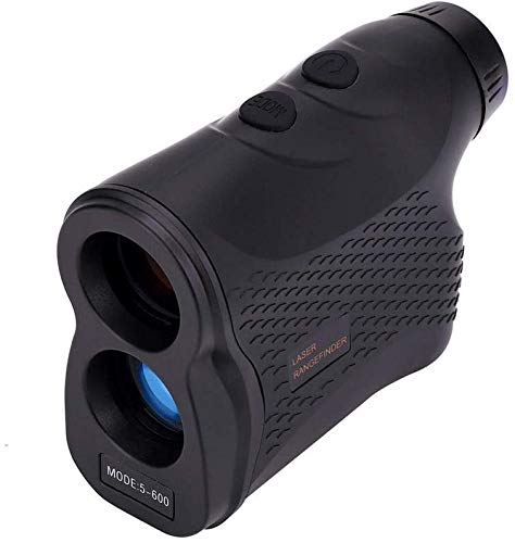 SeeKool 600m Telémetro de Golf, Multifunciones Laser Rangefinder, 6X Aumento, con Bloqueo de Bandera, Distancia, Medición de Velocidad, para Golf, Caza, Escalada en Roca al Aire Libre