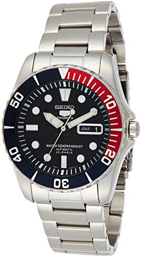 Seiko Reloj Analógico Automático para Hombre con Correa de Acero Inoxidable – SNZF15K1