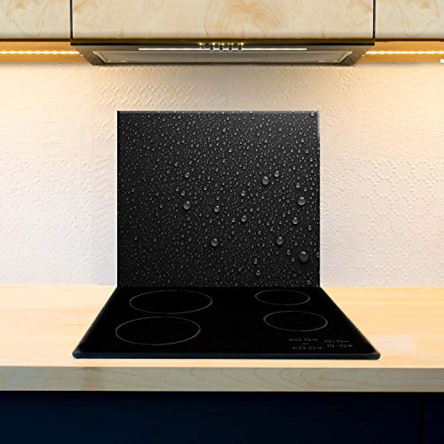 SemUp Gigante tabla de cortar encimera de cristal endurecido | Protector de pantalla | splash-back | 60 cm x 52 cm para cocinas de inducción eléctrica vitrocerámica halógena | resistente al calor