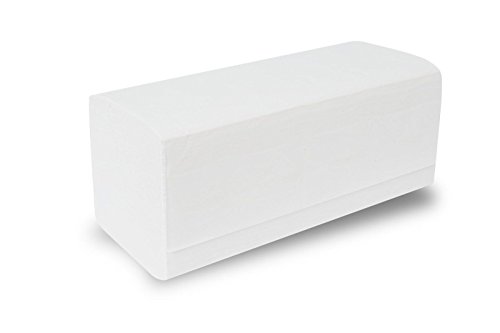 Semy Top ST-88056 - Pack de 3200 toalla de papel plegadas, 2 capas, 24 x 21 cm, color blanco