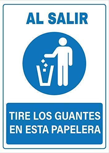 Señalización COVID-19 | PACK Carteles de señalización elegibles entre diferentes opciones | Señal Coronavirus | Autoinstalable y Resistente a la Intemperie | 21 x 30 cm