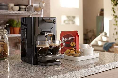 Senseo Quadrante HD7866/61 - Cafetera (Independiente, Máquina de café en cápsulas, 1,2 L, Dosis de café, 1450 W, Negro)