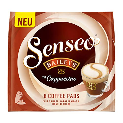 Senseo Tipo Cappuccino Baileys - Almohadillas de café, aromáticas, 6 Paquetes de 8 cápsulas