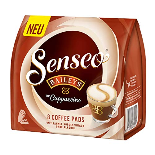 Senseo Tipo Cappuccino Baileys - Almohadillas de café, aromáticas, 6 Paquetes de 8 cápsulas