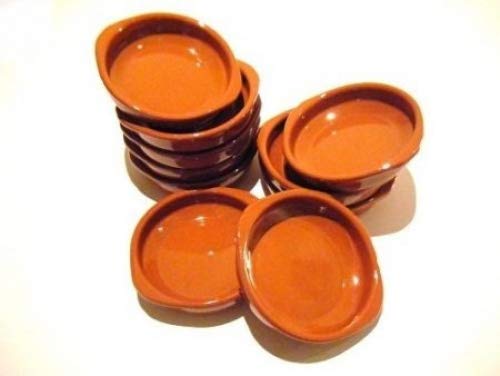 Set of 10 10cm Terracotta Tapas Dishes by Valdearcos Martos S.A