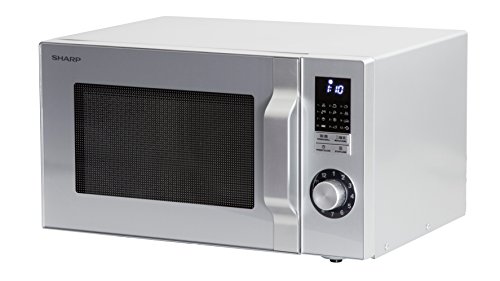 Sharp R-744 S Plata microonda con Grill