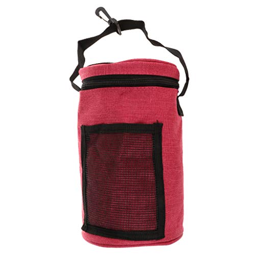 Sharplace Oxford Bolsa De Almacenamiento De Hilo De Tejer Sostenedor De Lana Madejas Agujas Organizador Cesta De Almacenamiento Bolsas De Asas para Ganchos De G - B 14.5 X 25cm