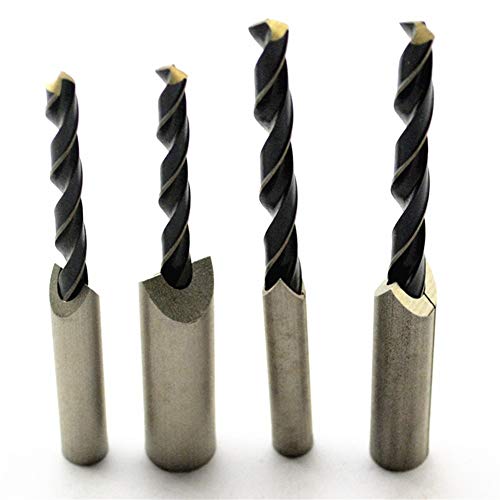 Shenyuan Tratamiento de la madera avellanada de taladro de torcedura Bit barra del tornillo de metal taladro pedacitos de la herramienta de bricolaje for el G10 Micarta de madera de latón de resina pl