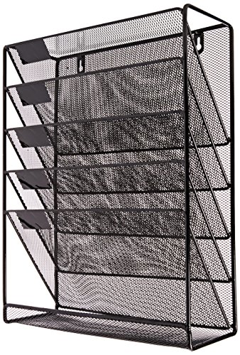 SHINE Mesh - Soporte de Pared para Biblioteca de Pared, Color Negro