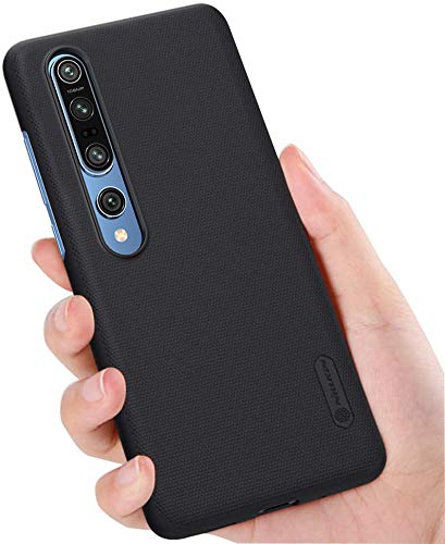 SHINEZONE Funda Compatible con Xiaomi Mi 10/Mi 10 Pro Carcasa Ultra-Delgado Mate Anti-arañazos y Antideslizante Litetectora Sedoso Caso para Xiaomi Mi 10/Mi 10 Pro (Negro)