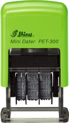 Shiny PET-300 - Sello automático con fecha (altura del texto 3,8 mm)