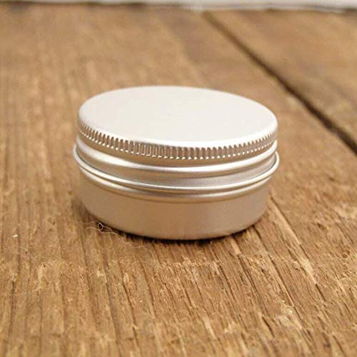 Shumo 12 X 50Ml Bote de Maquillaje de Aluminio 50Ml Capacidad Tarros Latas Botes de Especias/Velas/Cosméticos Peque？os Vacíos