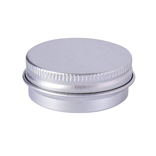 Shumo 12 X 50Ml Bote de Maquillaje de Aluminio 50Ml Capacidad Tarros Latas Botes de Especias/Velas/Cosméticos Peque？os Vacíos