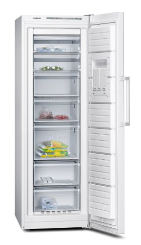 Siemens GS33NVW30 - Congelador (Vertical, Independiente, Color blanco, 220L, 246L, 20 kg/24h)