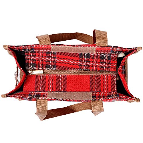 Signare Tapiz Bolsas Reutilizables Bolsa Compra Tote Bag con diseño de patrón de Moda (Royal Stewart Tartan)