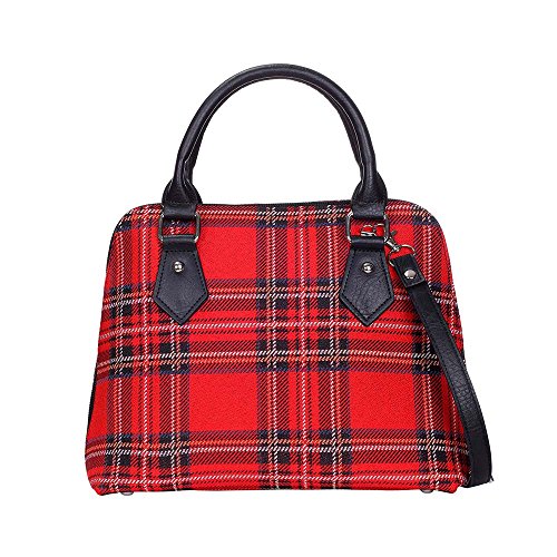 Signare Tapiz Mochila Bandolera Bolsos pequeños para Mujer con diseño de patrón de Moda (Royal Stewart Tartan)