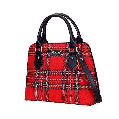 Signare Tapiz Mochila Bandolera Bolsos pequeños para Mujer con diseño de patrón de Moda (Royal Stewart Tartan)