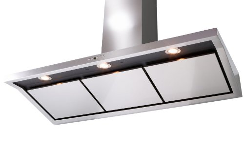 Silverline Centauri Deluxe 120 cabeza libre pared Campana con borde aspiración