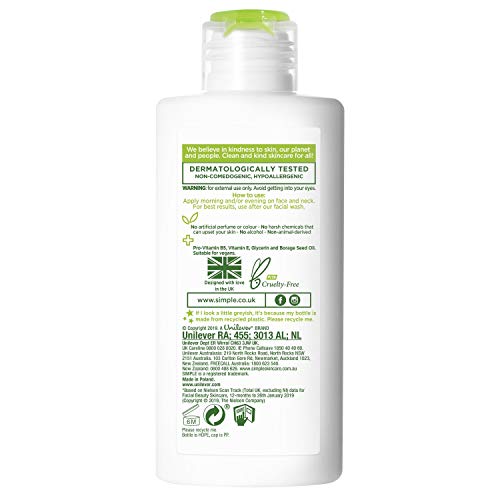 Simple Kind to Skin Hydratant 77094 125 ml