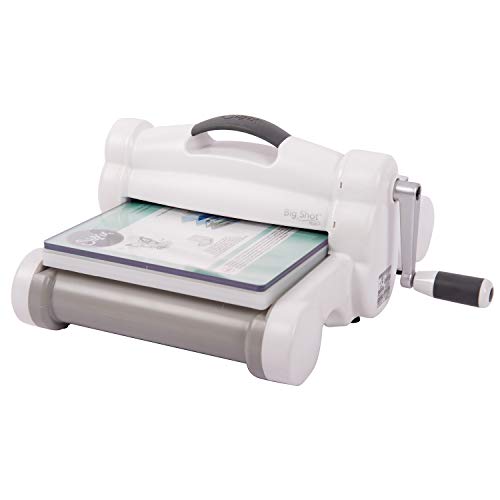 Sizzix Big Shot Plus Machine Only 660020 Máquina de troquelado manual y repujado para artes y manualidades, álbumes de recortes y tarjetas, apertura de 21 cm, 21cm