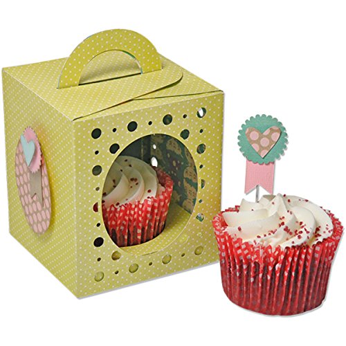 Sizzix Thinlits Plus Troqueles 18PK Caja, cupcake