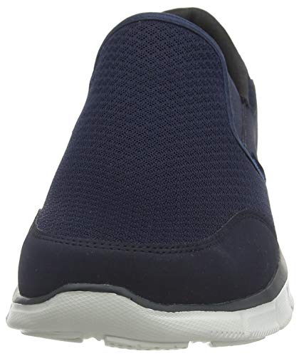 Skechers Equalizer Persistent Men Low-Top Sneakers, Blue (Navy), 8 UK (42 EU)