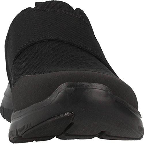 Skechers Flex Ventaja 2.0 Gurn para Hombre Malla Entrenador 8 UK/ 42 EU Negro/Negro