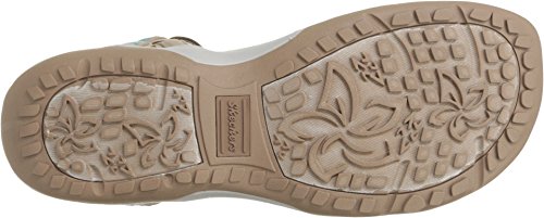 Skechers Reggae Slim-Vacay, Sandalias de Talón Abierto para Mujer, Beige (Taupe), 37 EU