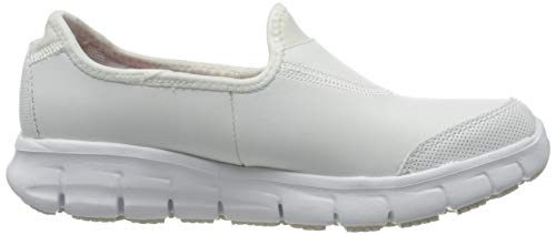 Skechers Sure Track, Zapatos para Profesionales Sanitarios para Mujer, Blanco, 40 2/3 EU