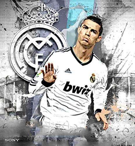 Skin PS4 HD CRISTIANO RONALDO REAL MADRID - limited edition DECAL COVER ADHESIVO playstation 4 SONY BUNDLE