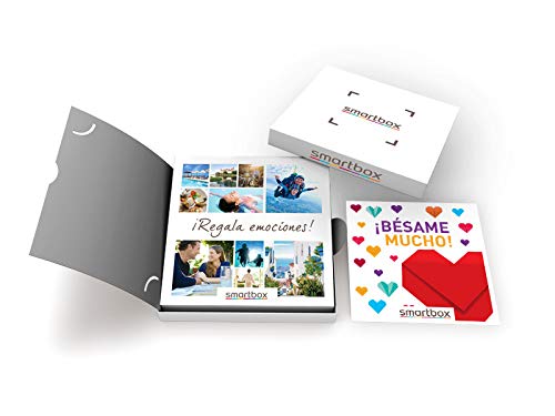 SMARTBOX - Caja Regalo - ¡Bésame Mucho! - Idea de Regalo - 1 Experiencia de Estancia, Bienestar, gastronomía o Aventura para 2 Personas