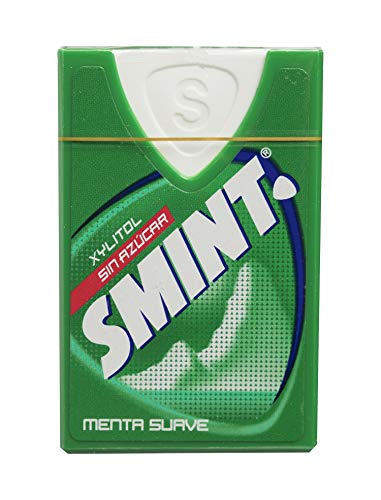 Smint Tabs Menta Suave, Caramelo Comprimido Sin Azúcar - 12 unidades de 8 gr. (Total 96 gr.)