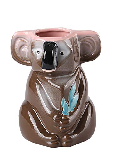 SMNHSRXH Vasos 750 ml Oso de Koala Hawaii Tazas de Tiki del cóctel Taza de la Bebida de la Cerveza Taza de la Taza del Vino isleño de Pascua de cerámica Tiki Barra de Herramientas de café